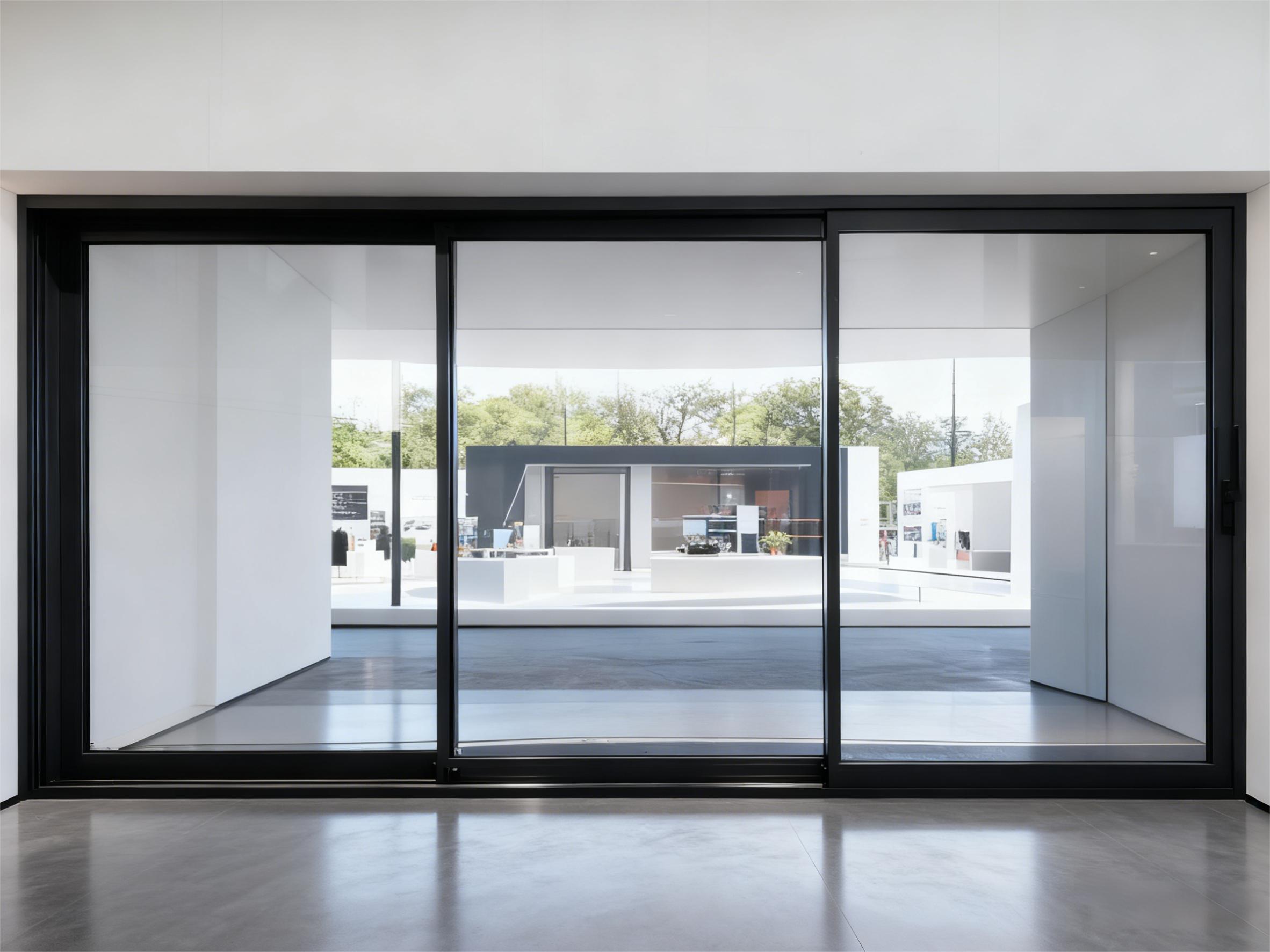 105 series balcony tilt-slide door in cream finish